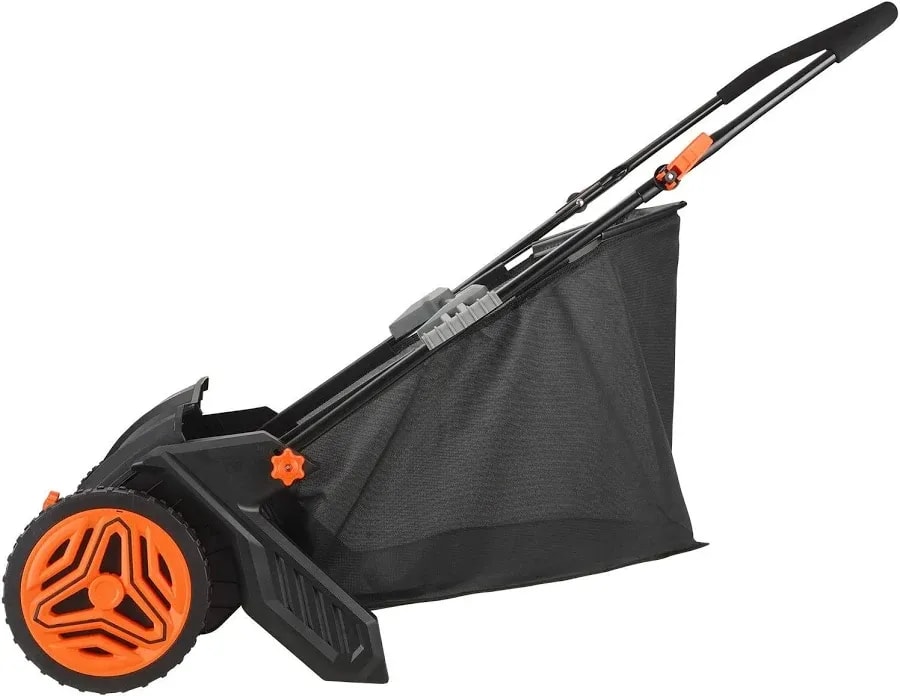 Push lawn sweeper, 21-inch, 3.5 cu ft bag