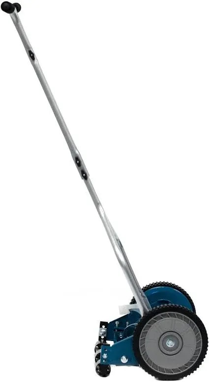 Push reel lawn mower, grey