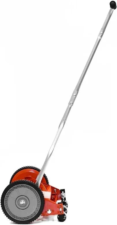 Push reel lawn mower, 14-inch cut, 4 blades