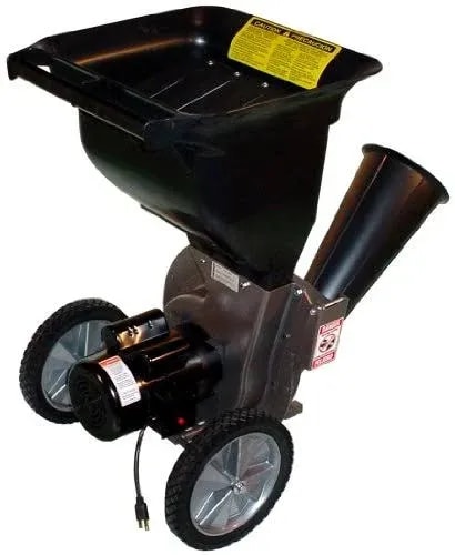 Electric chipper and leaf shredder, 1.5 HP