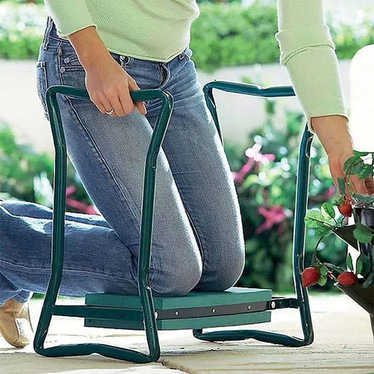 Garden kneeler, green