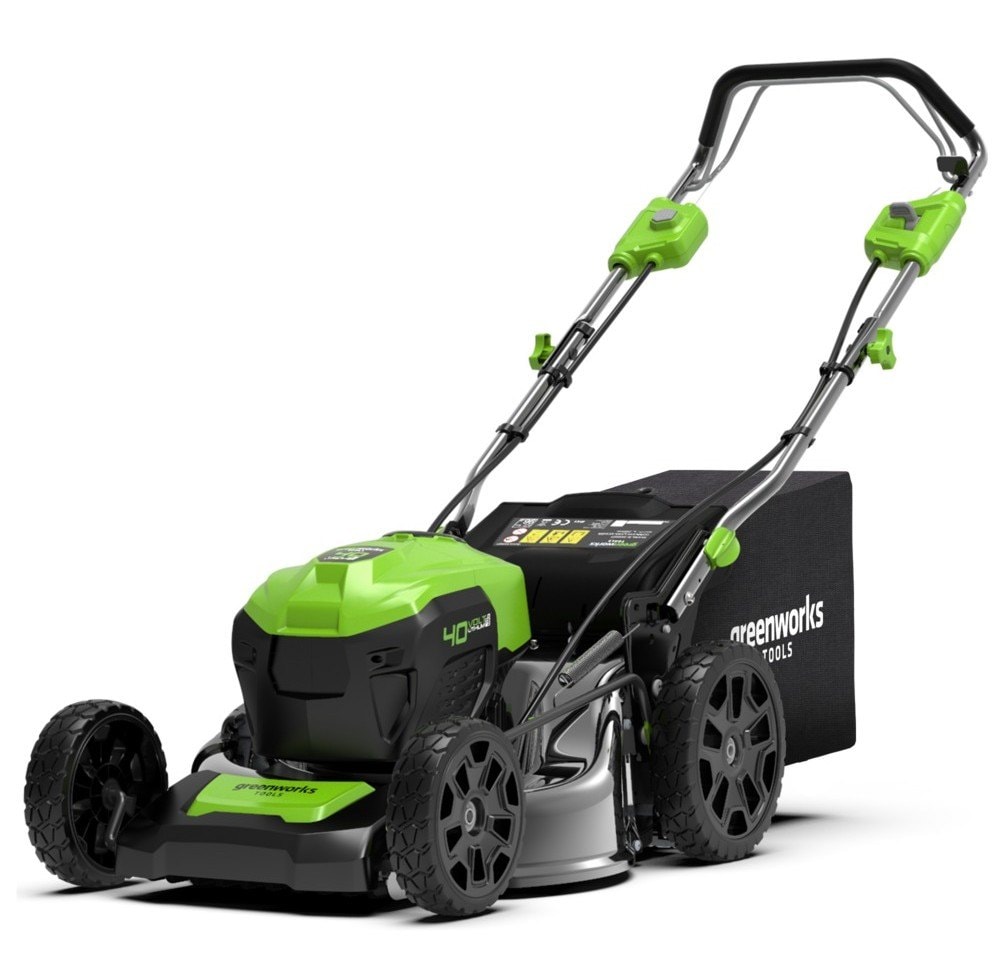Greenworks GD40LM46SP 40V Cordless Brushless Rotary Lawnmower 46cm
