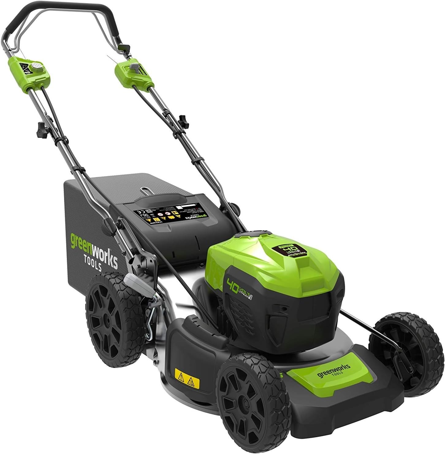 Greenworks GD40LM46SP 40V Cordless Brushless Rotary Lawnmower 46cm