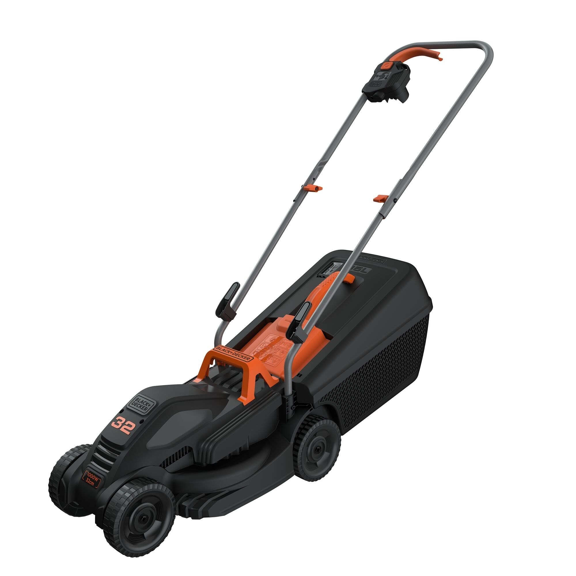 Black+Decker BEMW351-GB Rotary Mower, 1000W, 32cm