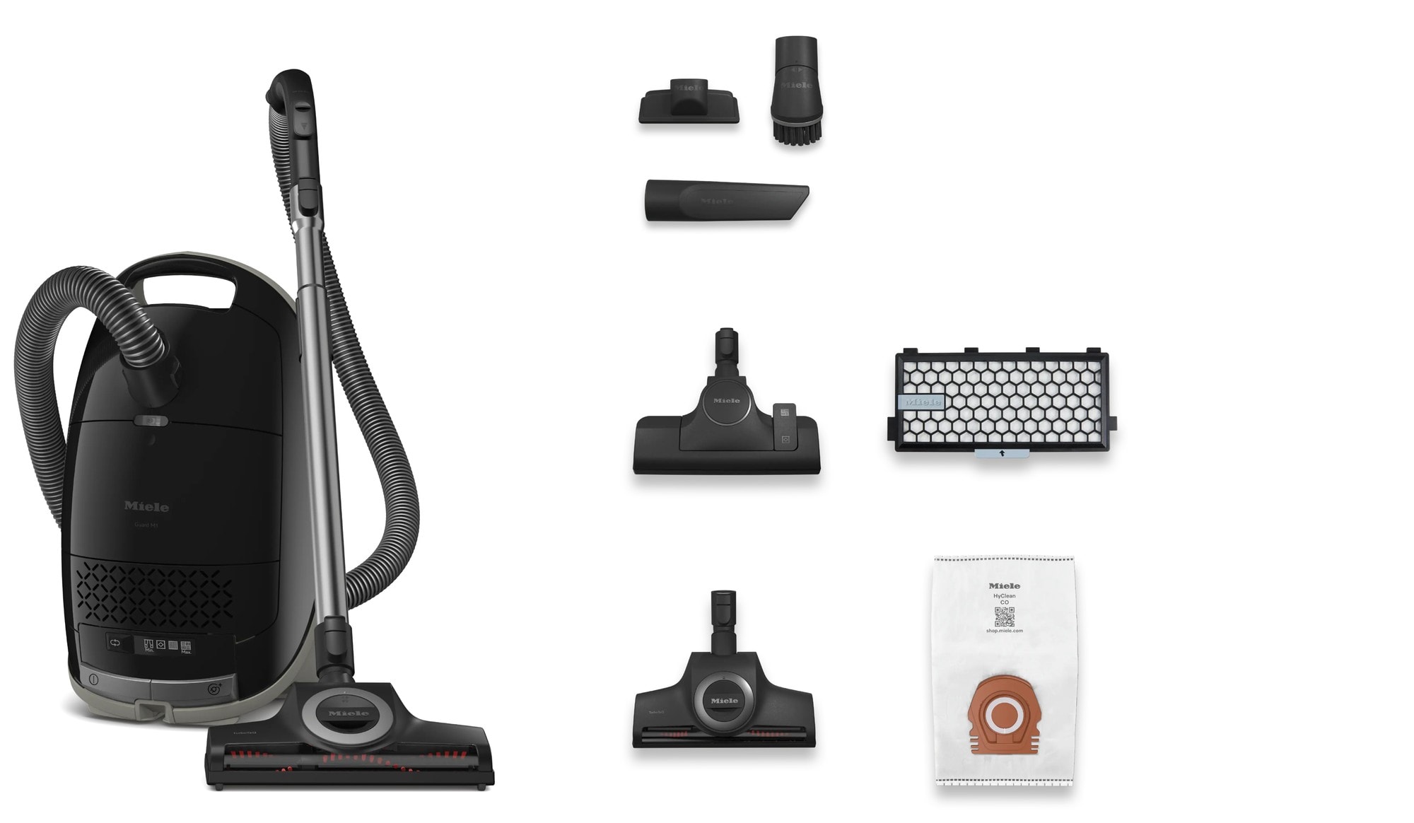 Miele Guard M1 Cat & Dog Canister Vacuum Obsidian Black 12704670