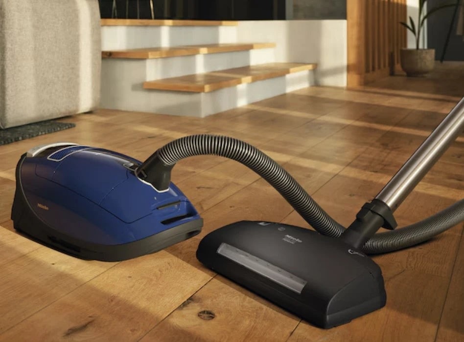 Miele Complete C3 Marin PowerLine Canister Vacuum Marine Blue 41GJE032USA