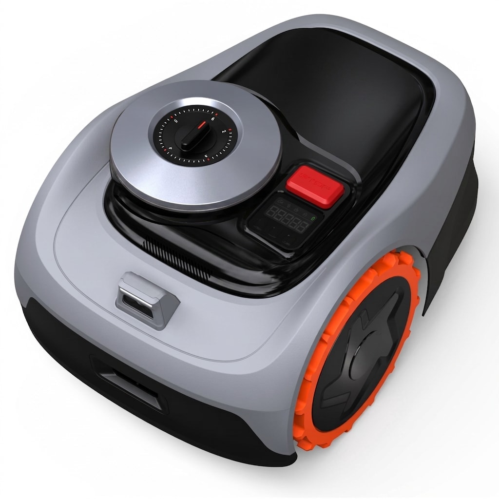 Robot lawn mower, wire-free, 7-inch cut, lawns to 500 m²