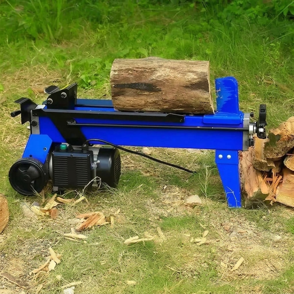 Electric log splitter, 6.5 ton