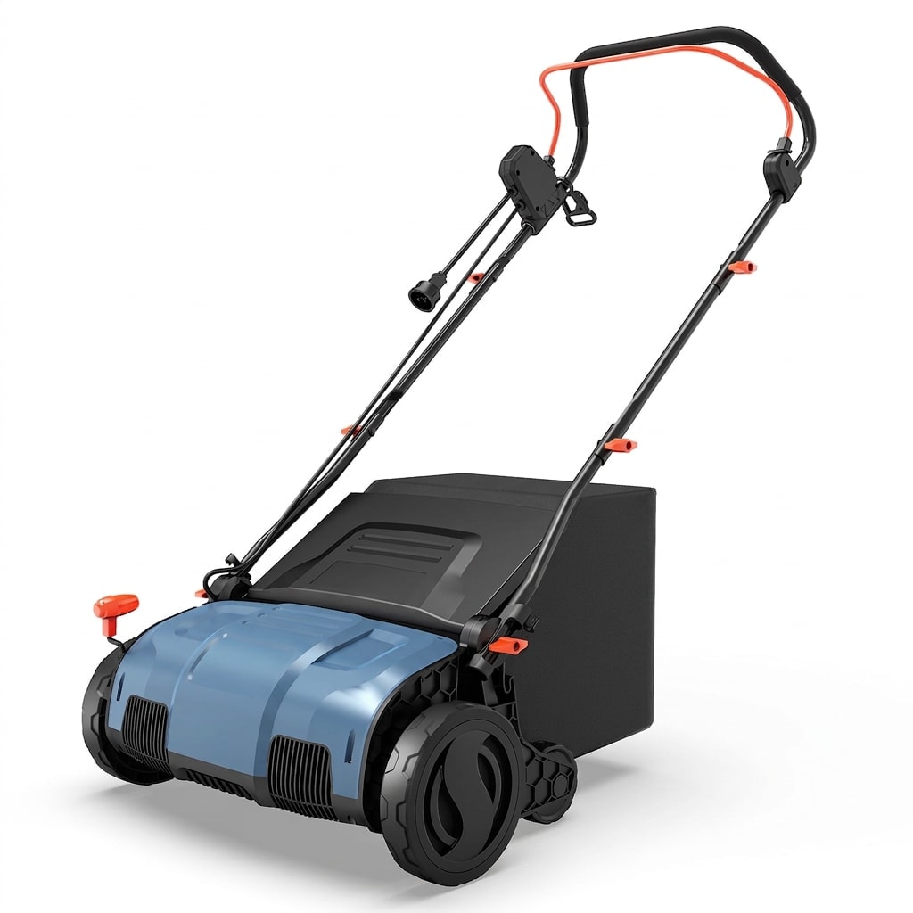 Electric scarifier and dethatcher, 15-inch, 13 A, 50 L collector