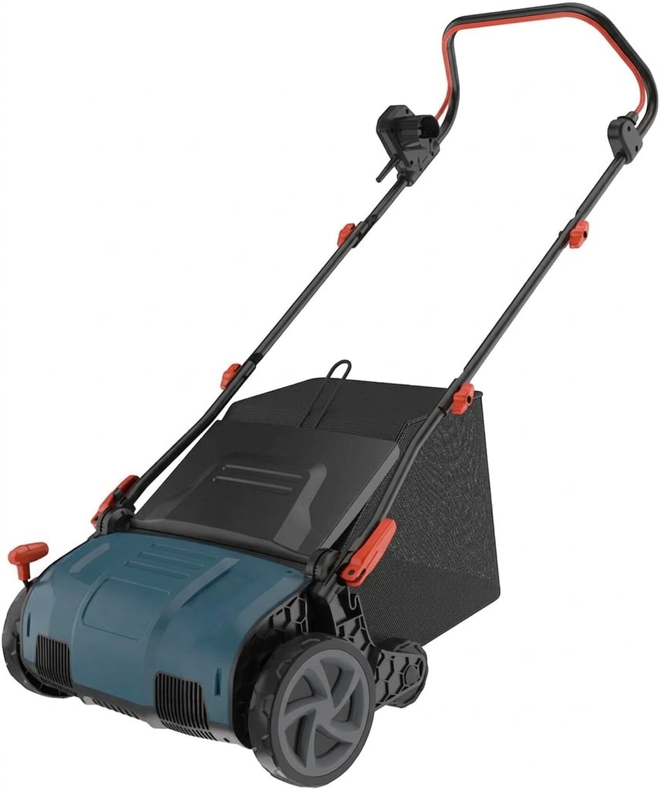 Electric scarifier and dethatcher, 15-inch, 13 A, 50 L collector