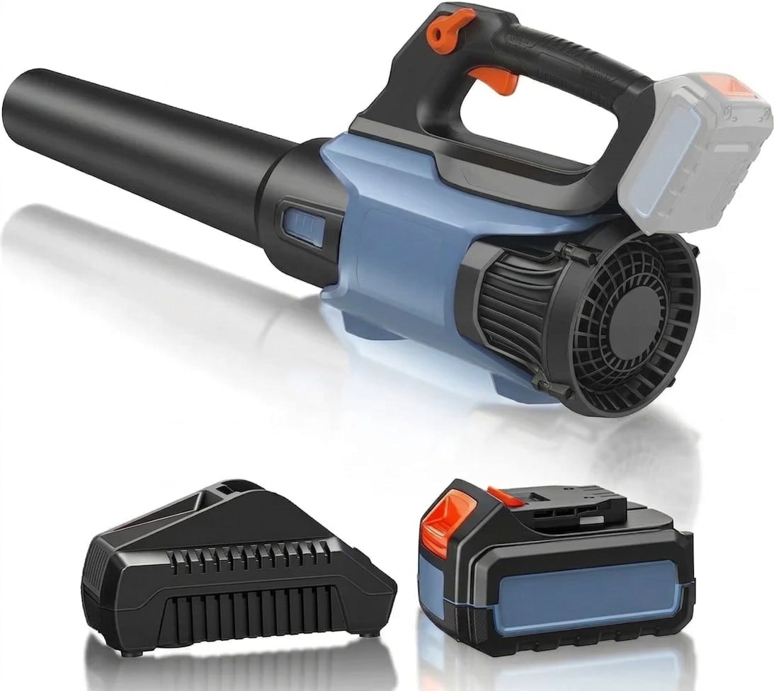Cordless handheld leaf blower, 20 V, up to 350 CFM