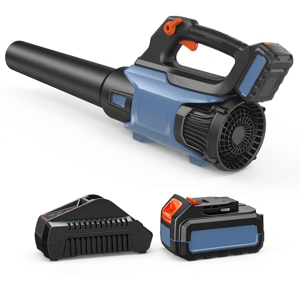 Cordless handheld leaf blower, 20 V, up to 350 CFM