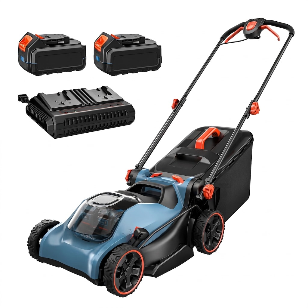 Cordless push lawn mower, 20-inch cut, 40 V