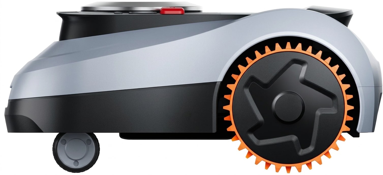Robot lawn mower with lidar, wire-free, lawns to 1,500 m²