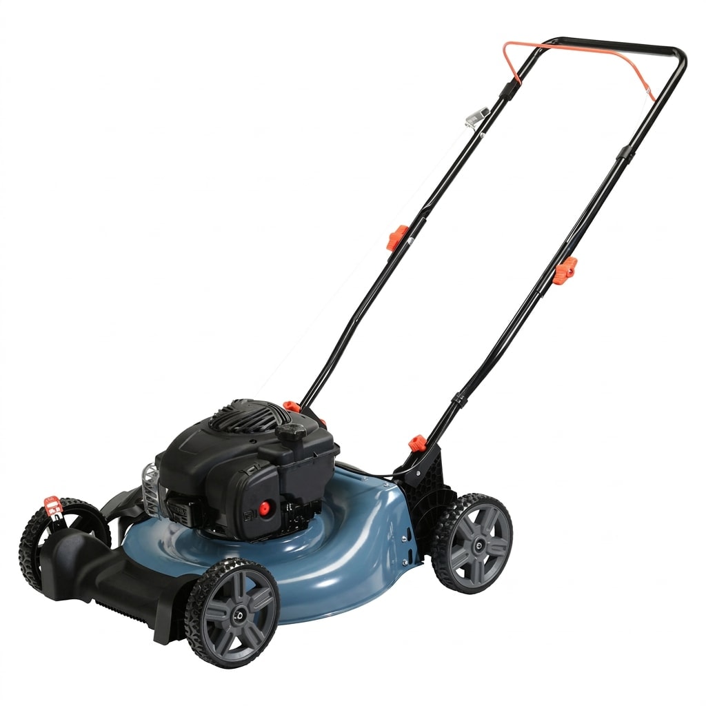 Petrol push lawn mower, 21-inch cut, 125 cc