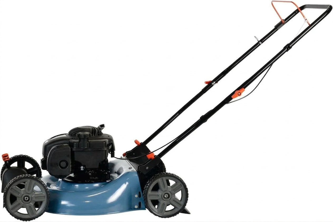 Petrol push lawn mower, 21-inch cut, 125 cc
