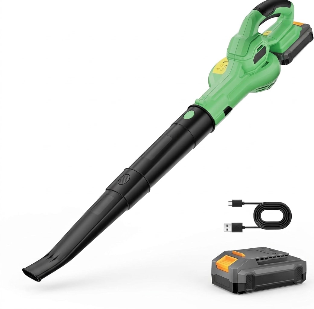 Cordless leaf blower, 20 V, up to 170 CFM, USB-C charging
