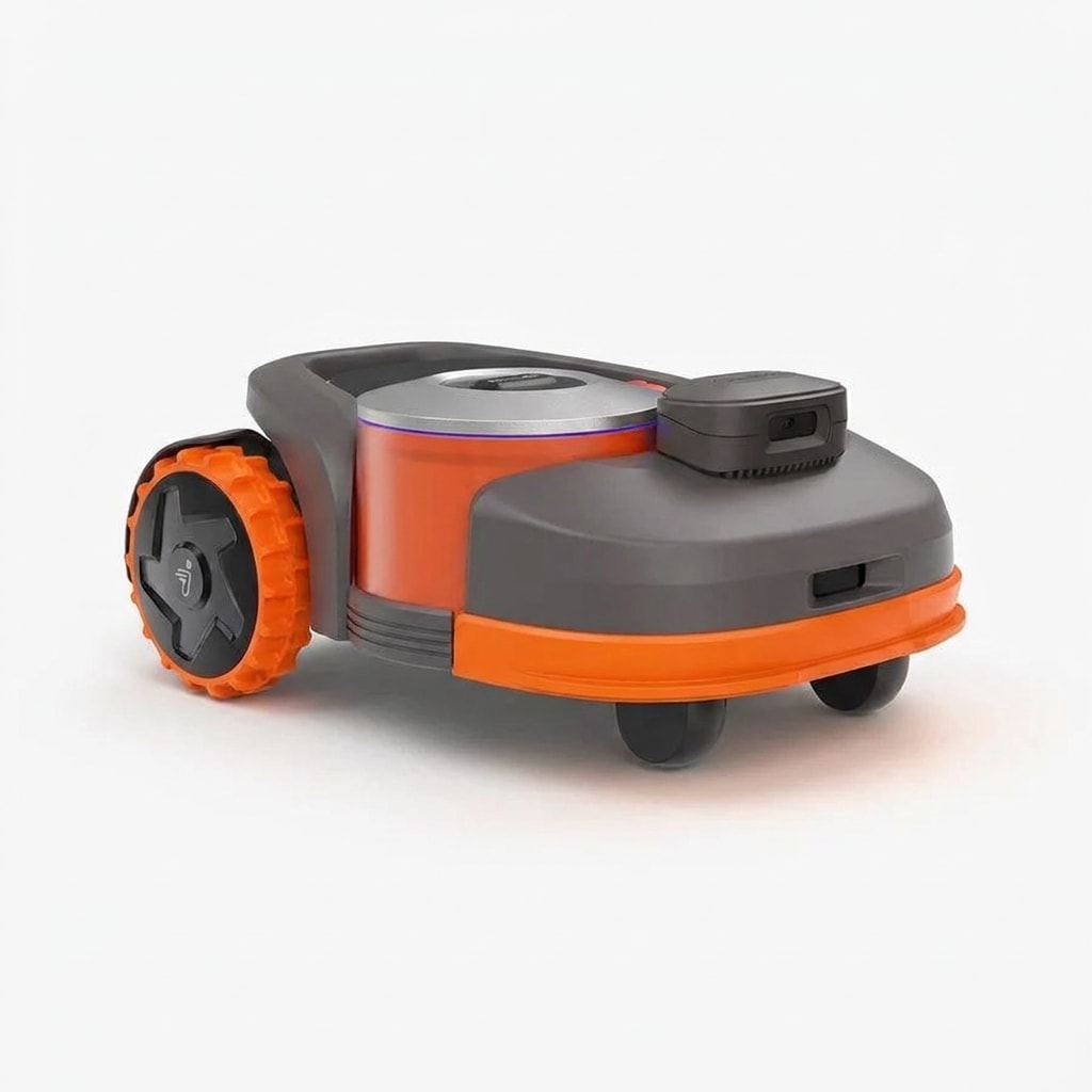 Robot lawn mower, 8.3-inch cut, wire-free, large lawns