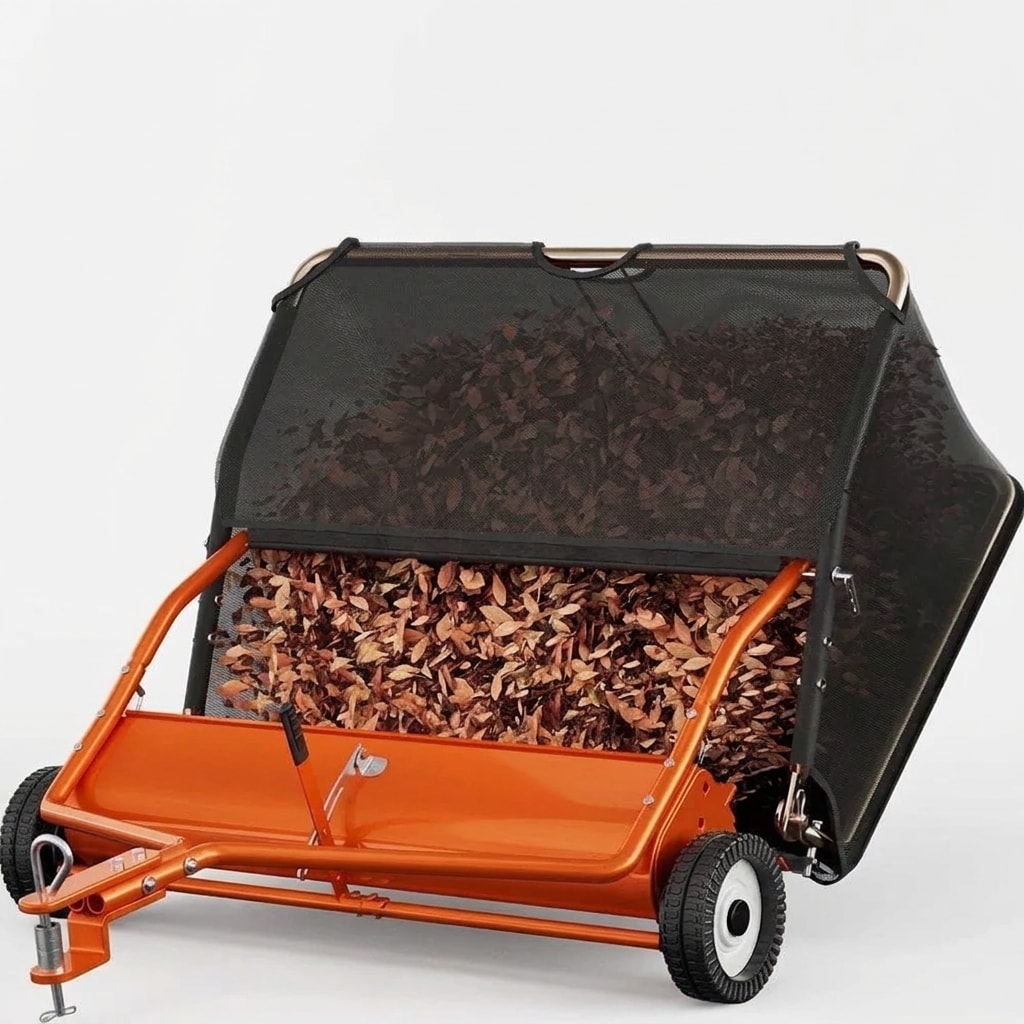 Tow-behind lawn sweeper, 42-inch, 18.6 cu ft hopper