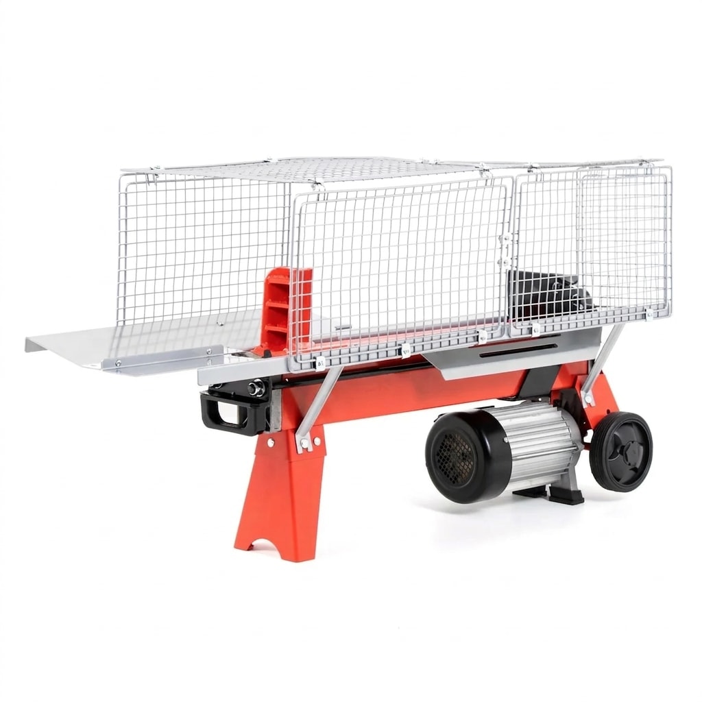 Electric log splitter, 7 ton, horizontal