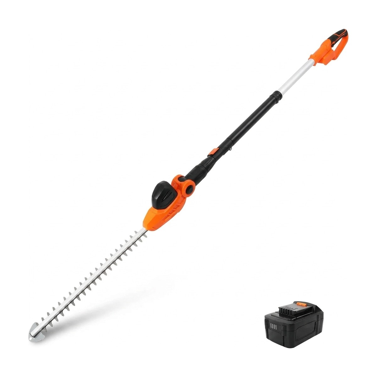 Cordless pole hedge trimmer, 20 V, 16 mm cut
