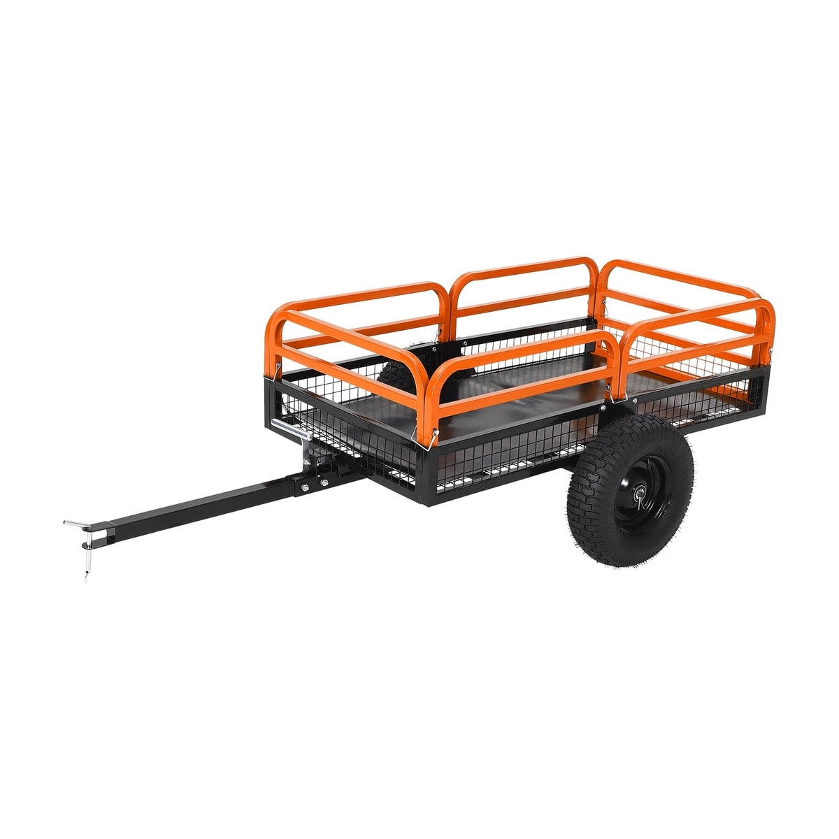 Steel garden dump cart, 15 cu ft, 1,500 lb