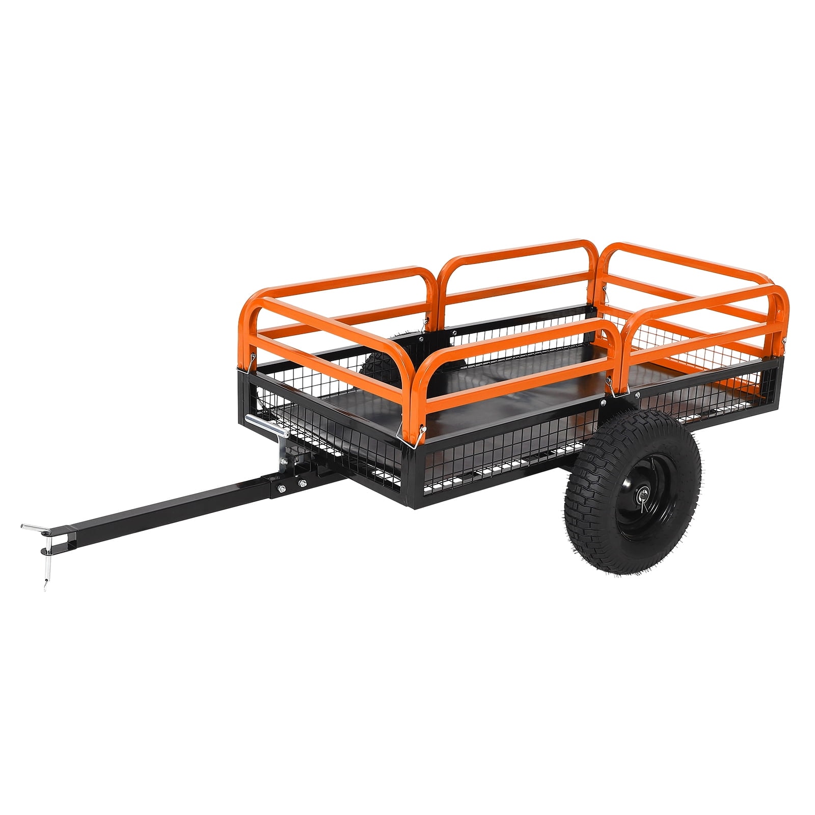 Steel garden dump cart, 15 cu ft, 1,500 lb
