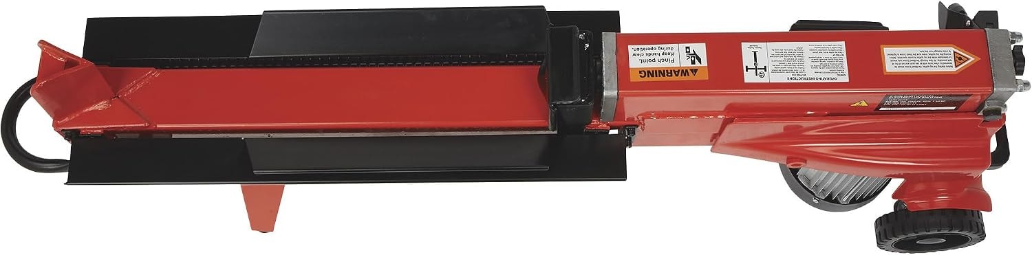 Electric log splitter, 5 ton, horizontal