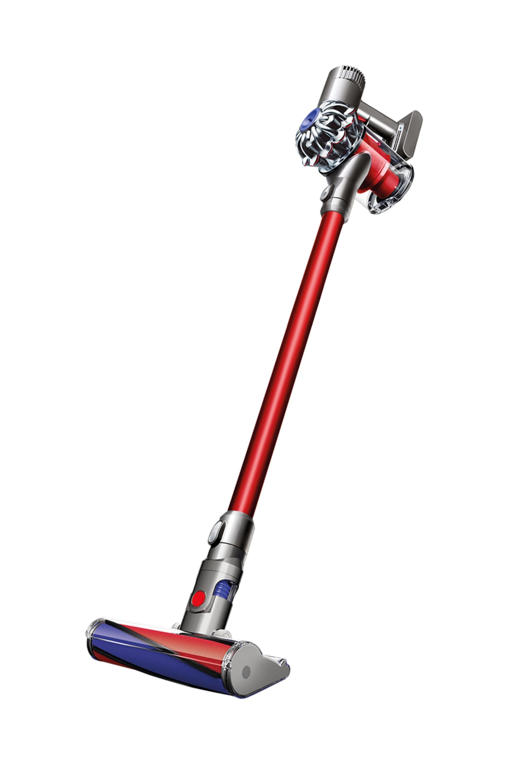 Dyson V6 Total Clean Cordless Vacuum Cleaner – Iron/Nickel/Red