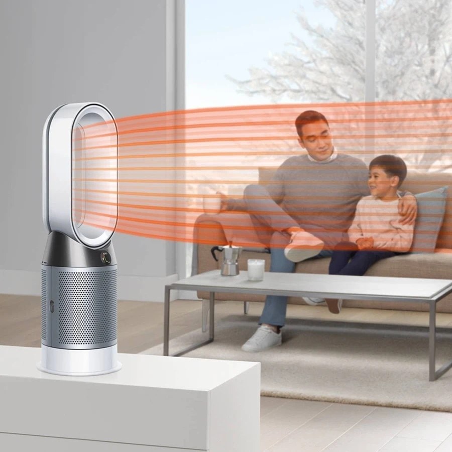Dyson Pure Hot+Cool HP04 Purifying Fan Heater – White/Silver