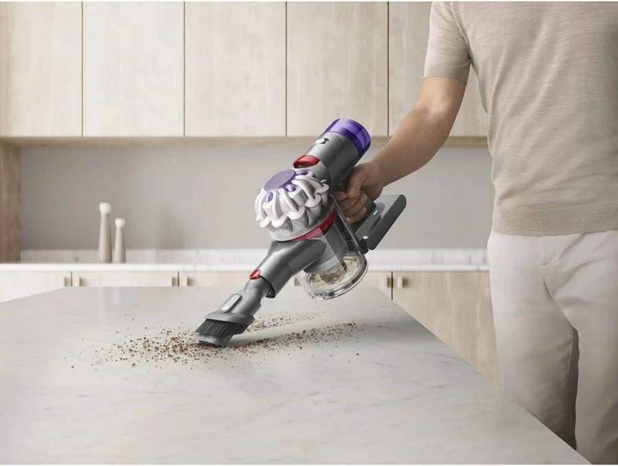 Dyson V8 Cordless Vacuum Cleaner – Silver/Nickel