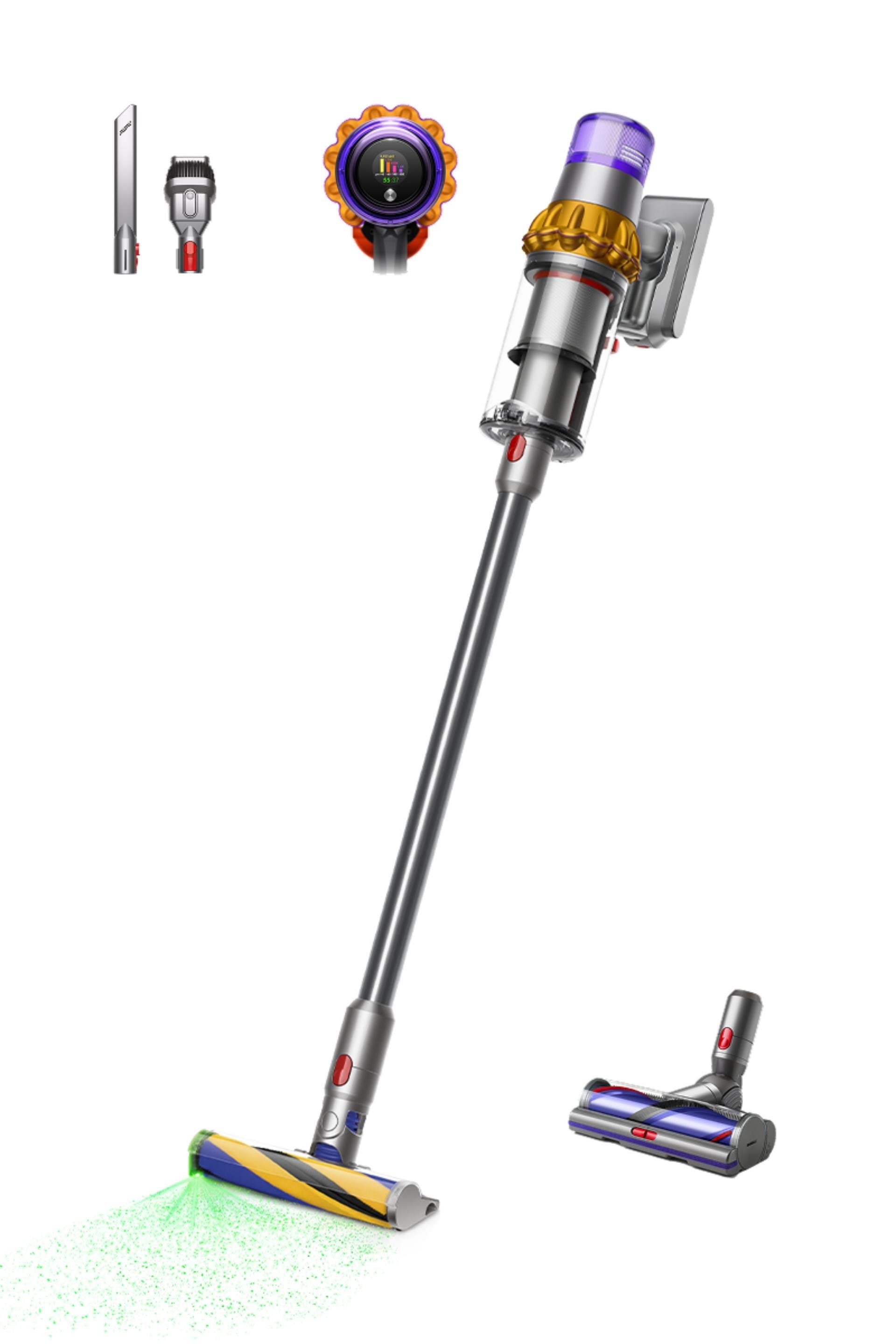 Dyson V15 Detect Absolute Cordless Vacuum Cleaner – Yellow/Nickel