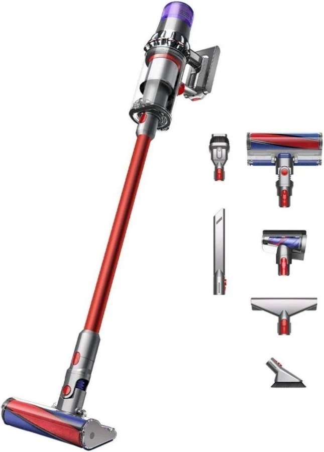 Dyson V11 Fluffy Cordless Vacuum Cleaner – Nickel/Red