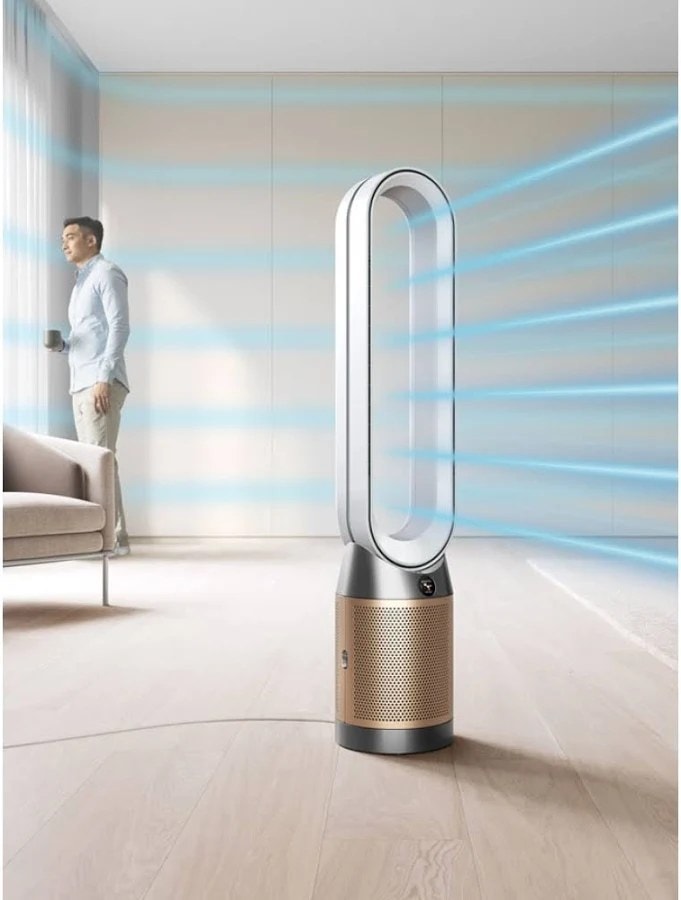 Dyson Purifier Cool PC2 De-NOx TP12 Purifying Fan – White/Gold