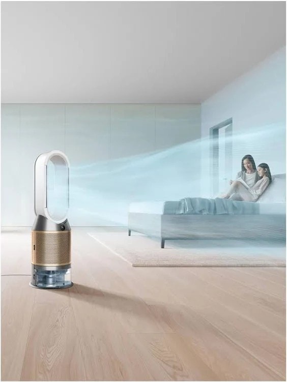 Dyson Purifier Humidify+Cool PH2 De-NOx Air Purifier, Humidifier and Fan – White/Gold