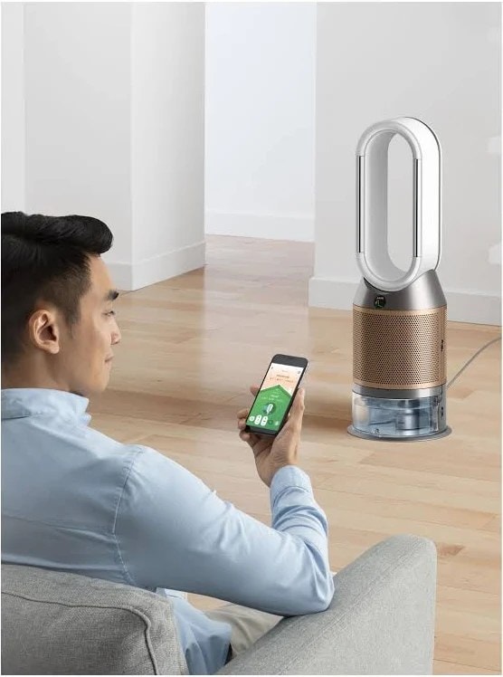 Dyson Purifier Humidify+Cool PH2 De-NOx Air Purifier, Humidifier and Fan – White/Gold