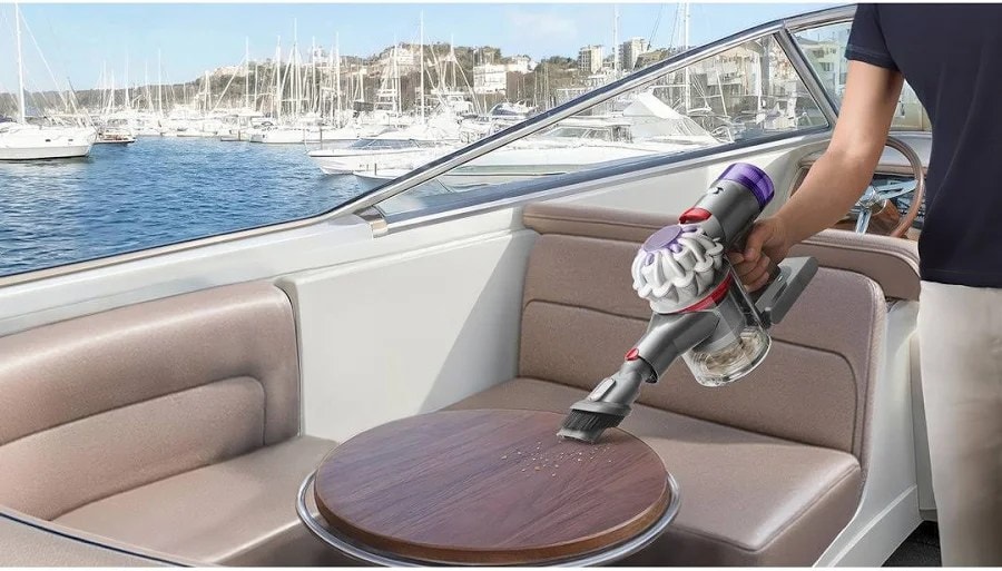 Dyson Car+Boat Cordless Handheld Vacuum Cleaner – Silver/Nickel/Purple