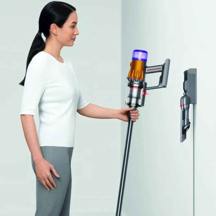 Dyson V12 Detect Slim Absolute Cordless Vacuum Cleaner – Yellow/Nickel