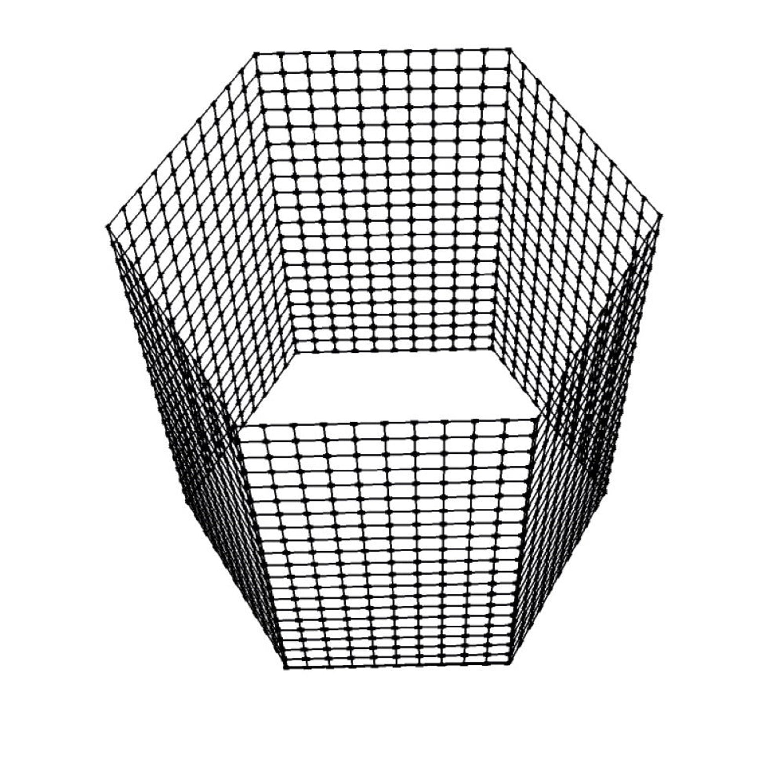 Heavy-duty mesh composter, 500 litre