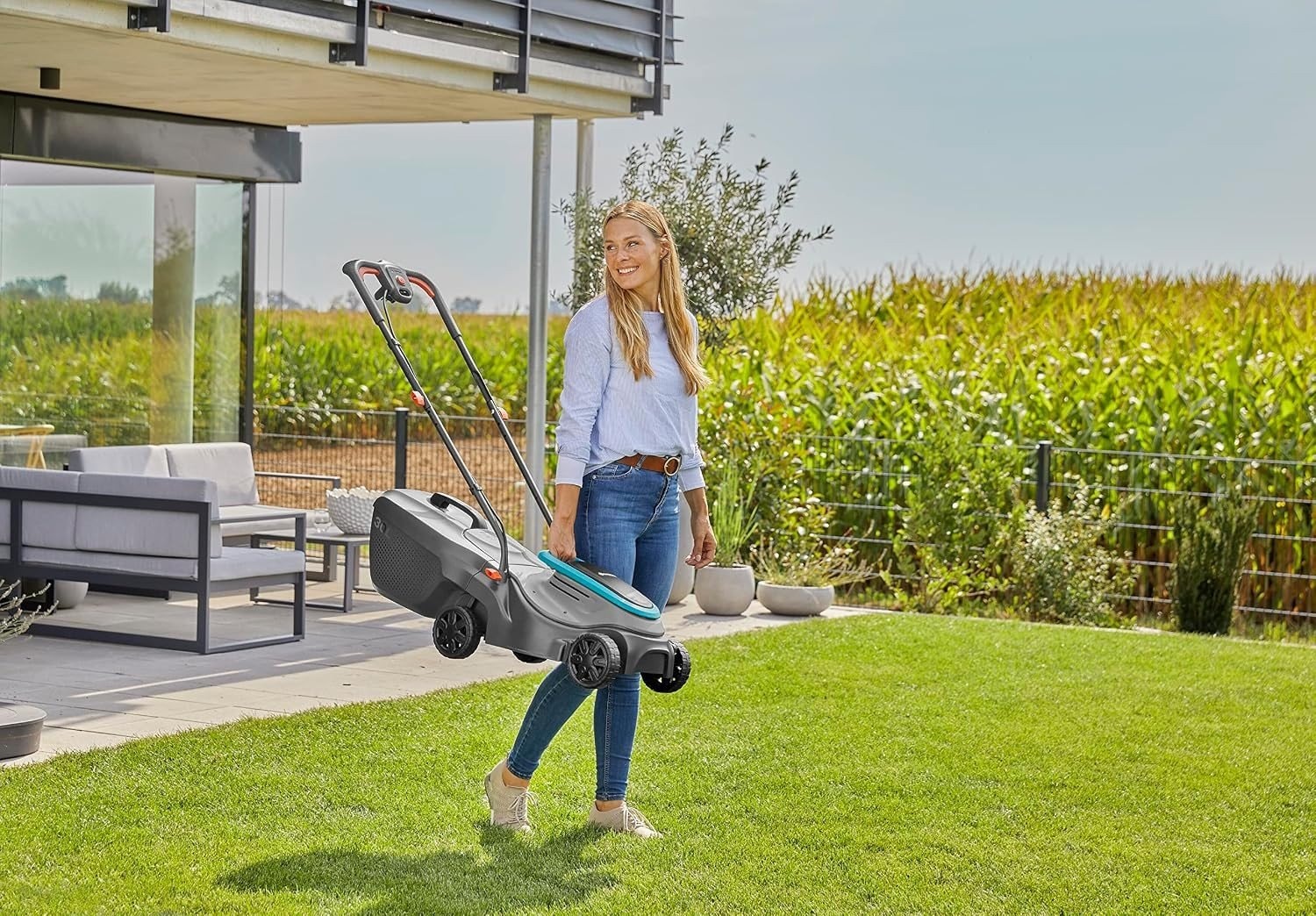 Gardena PowerMax 32/1200 G2 Electric Lawnmower 1200W 32cm