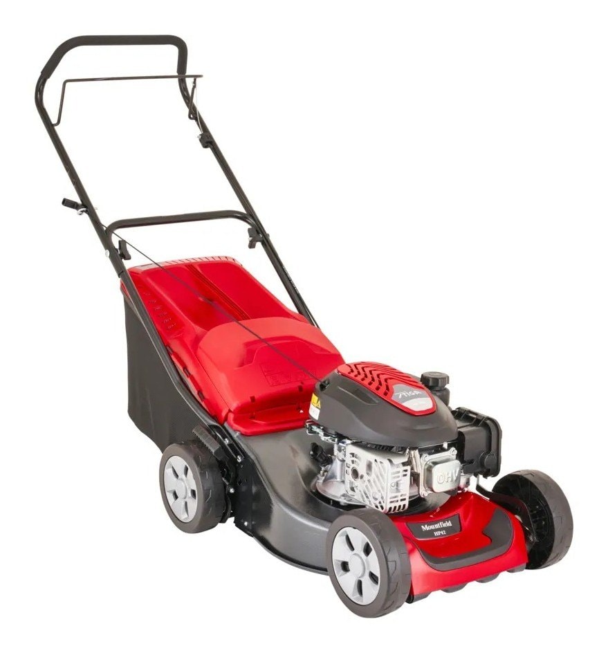 Mountfield HP42 Petrol Lawnmower, 41 cm Cutting Width, 123cc Engine