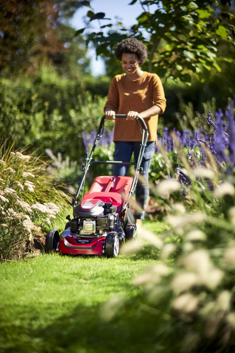Mountfield SP46 Self-Propelled Petrol Lawnmower, 46cm Cutting Width