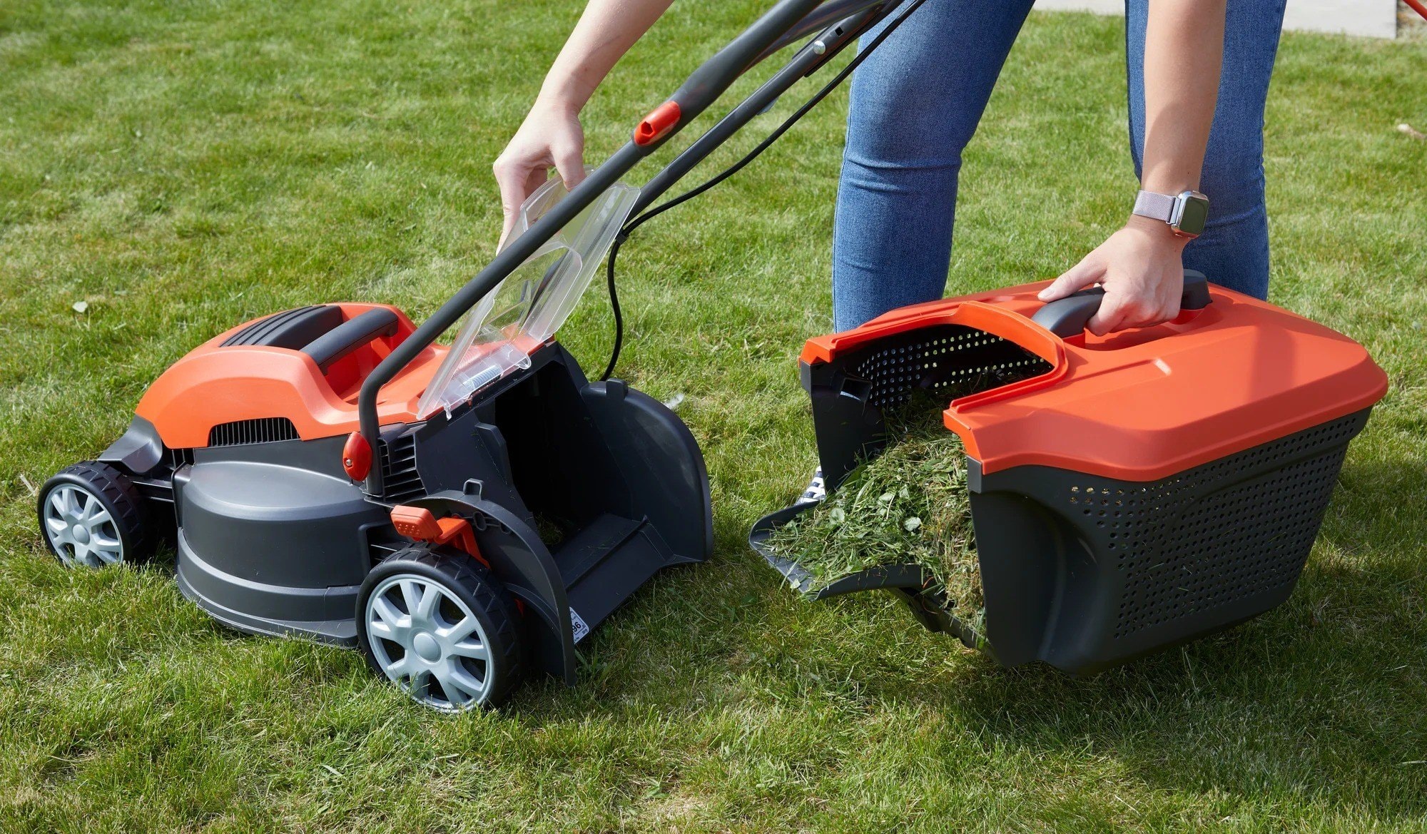 Flymo Speedi-Mo 360VC Electric Lawnmower, 1500W, 36cm