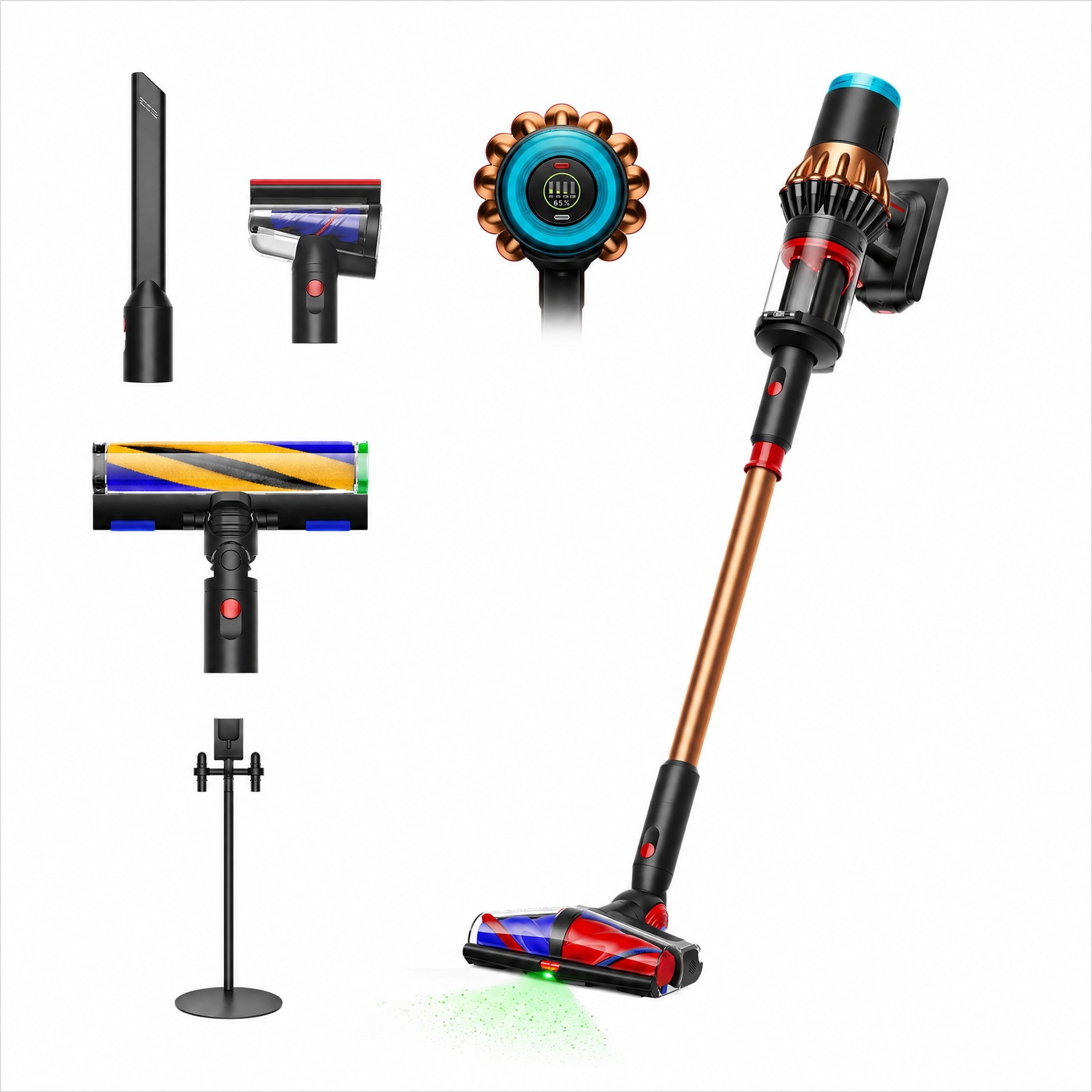Dyson V16 Piston Animal + Floor Dok Black Copper