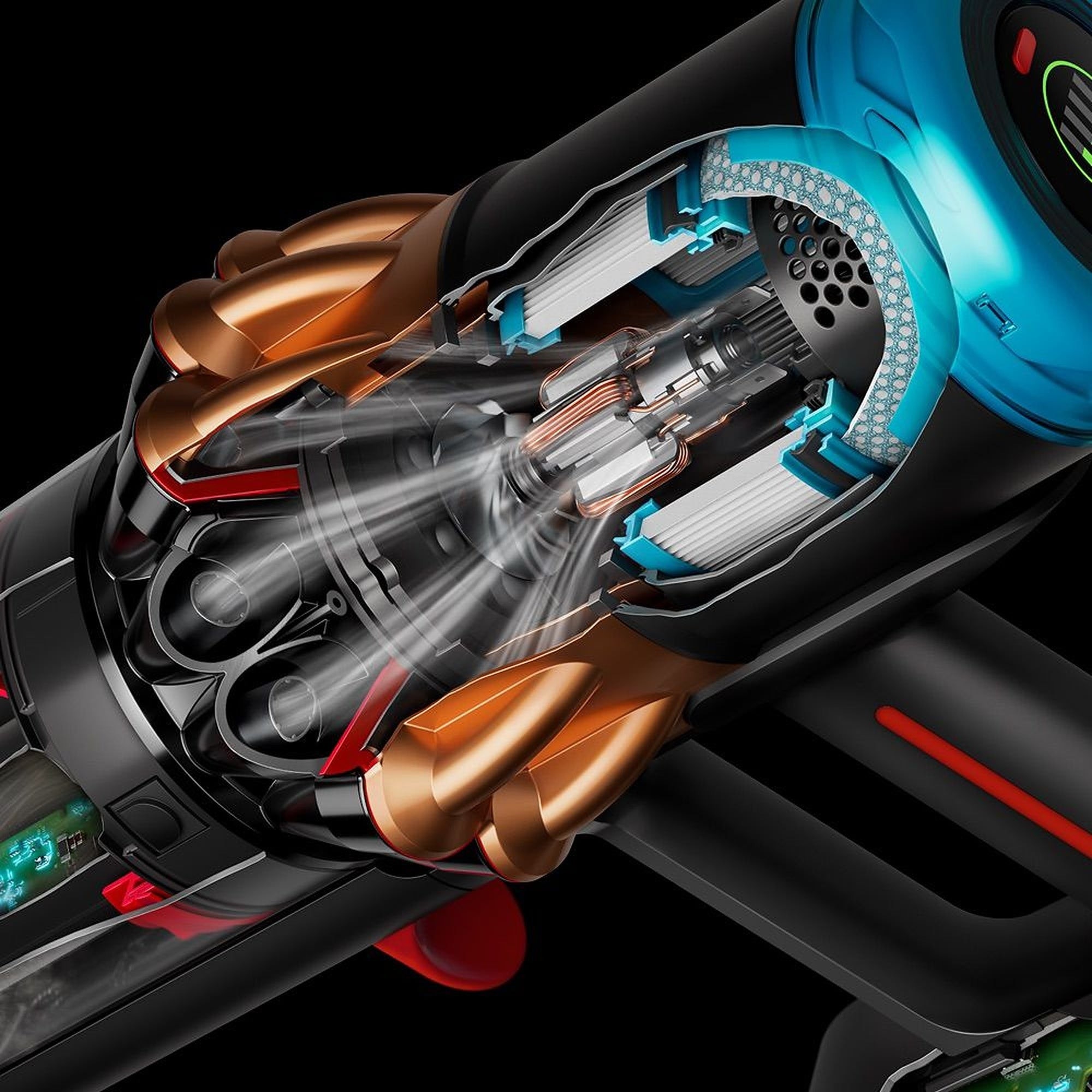 Dyson V16 Piston Animal + Floor Dok Black Copper