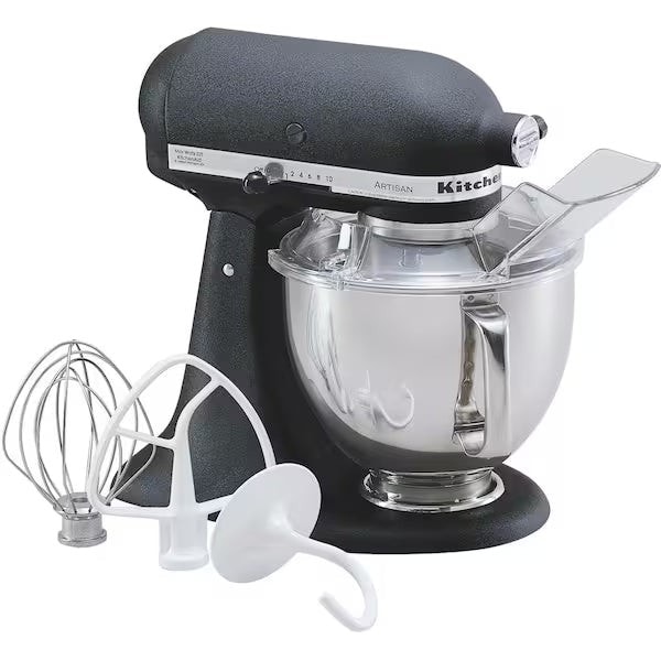 KitchenAid Artisan Series 4.7 L Tilt-Head Stand Mixer Imperial Black KSM150PSBK