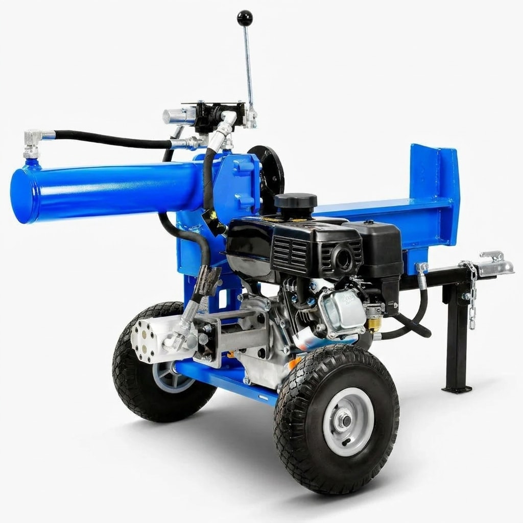 Petrol log splitter, 20 ton, 209 cc, 20-inch logs