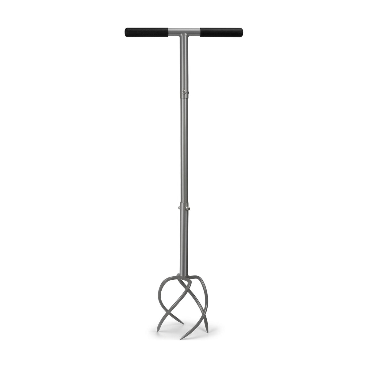 Twist tiller with long handle, grey