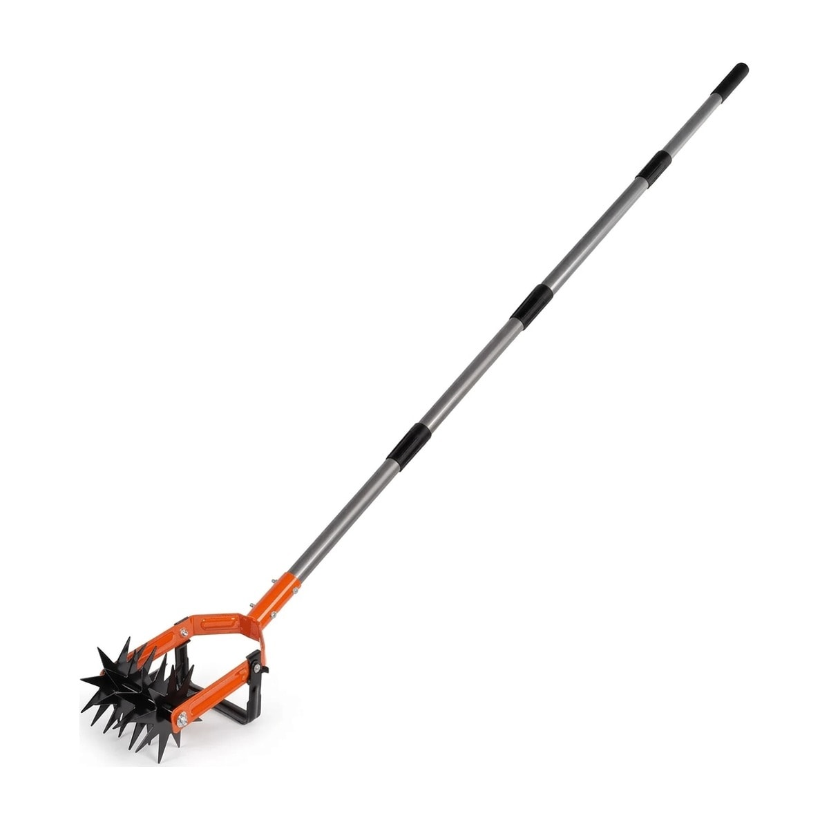 Rotary cultivator with adjustable handle, 2-in-1