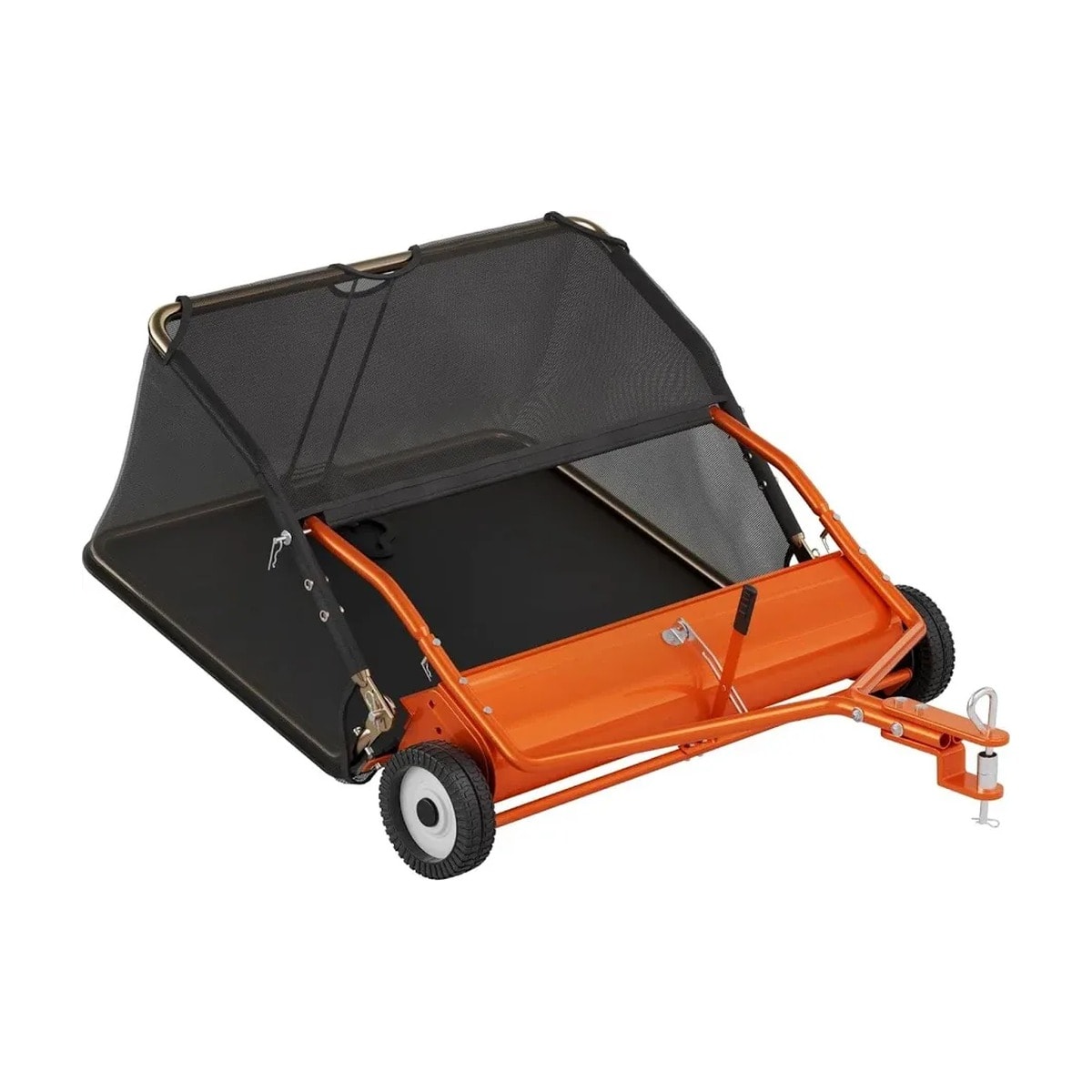 Tow-behind lawn sweeper, 42-inch, 18.6 cu ft hopper